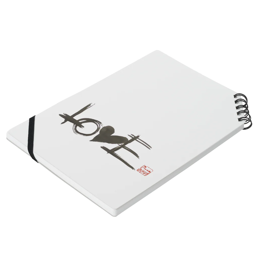 藤谷まきよのLOVE Notebook :placed flat