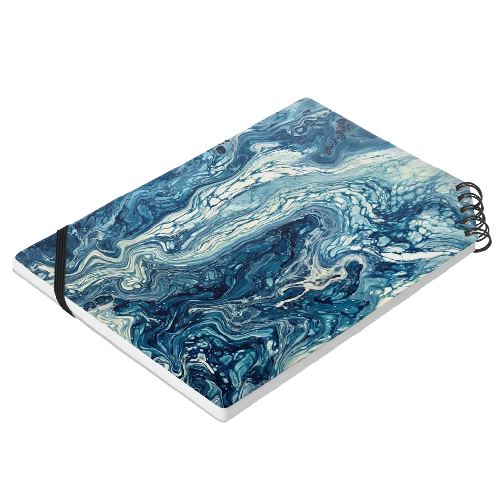 A. Shibaの滲む空 Notebook :placed flat