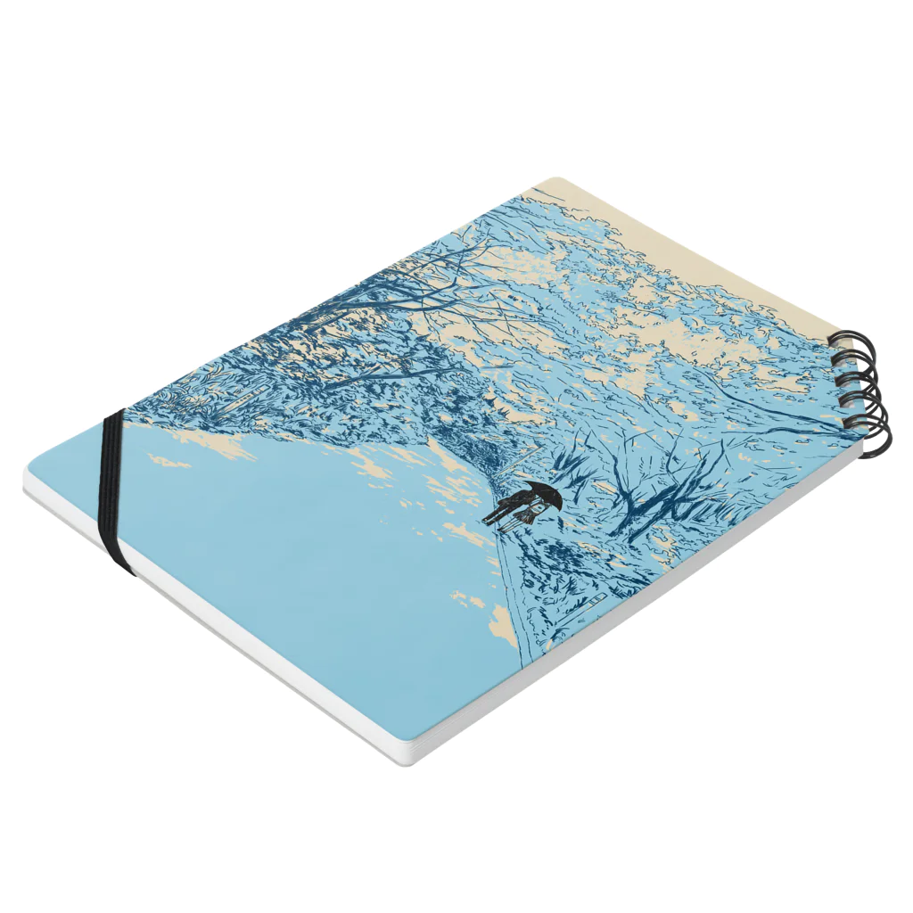 memeのこうもり傘 Notebook :placed flat