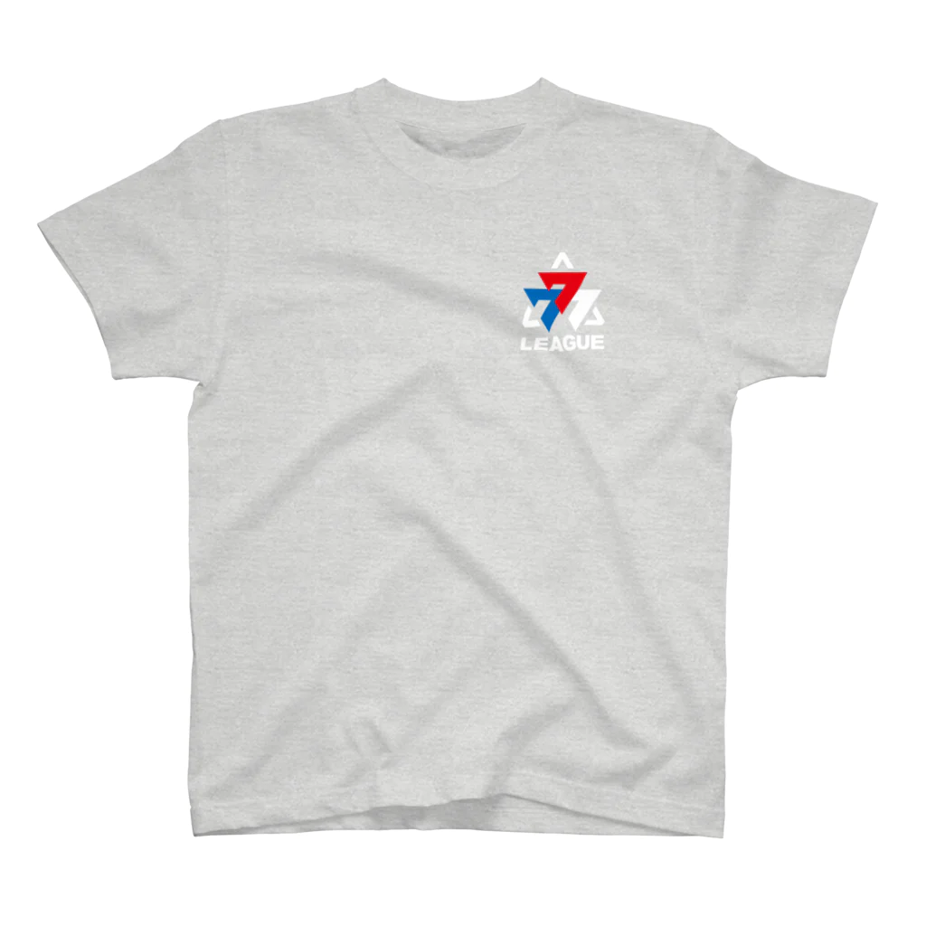 サミー商店CUSTOMの777リーグ 公式ホワイトロゴ ワンポイントTシャツ(G73-13) One Point T-Shirt