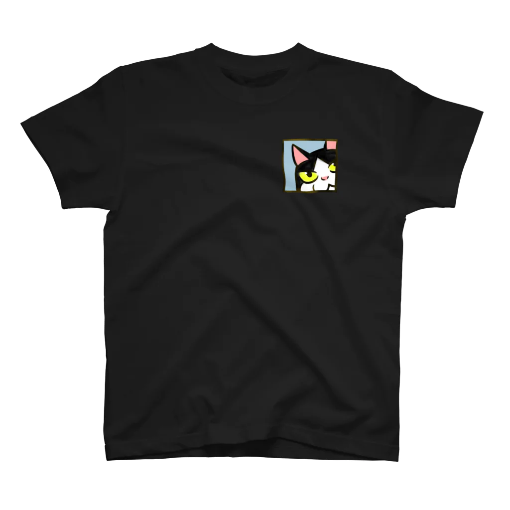 髭ウインクのおはぎ（覗） One Point T-Shirt