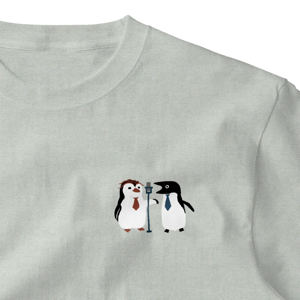 ささきまゆの大阪まんざいペンギン One Point T-Shirt