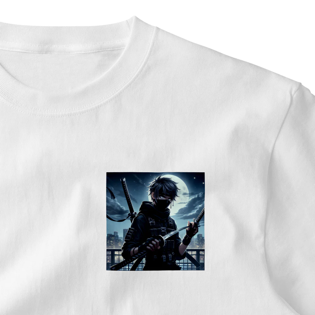 ketapapaのTOKYO NINJA One Point T-Shirt