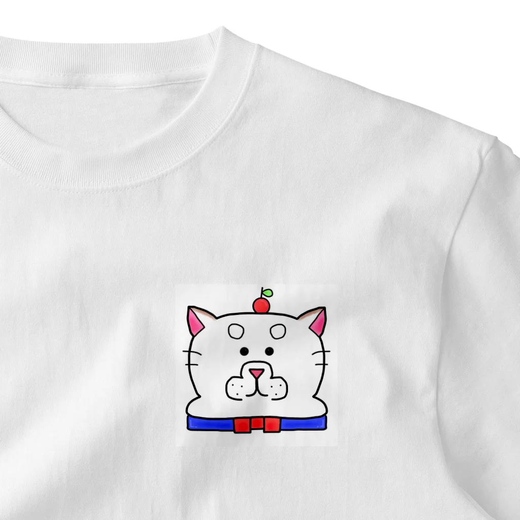 白柴まつの白柴まつ One Point T-Shirt