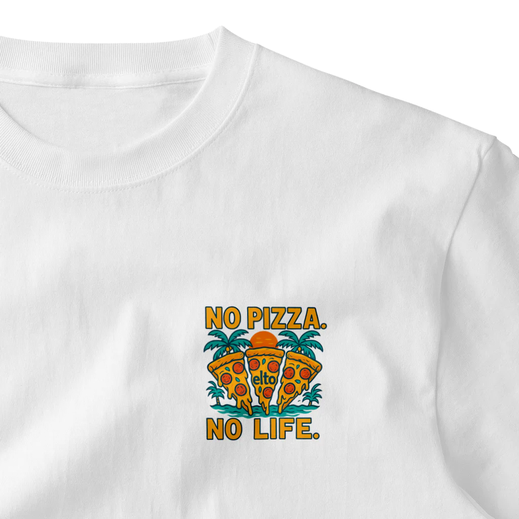 Elto(エルト）のNOPizza.NOLife（elto） One Point T-Shirt