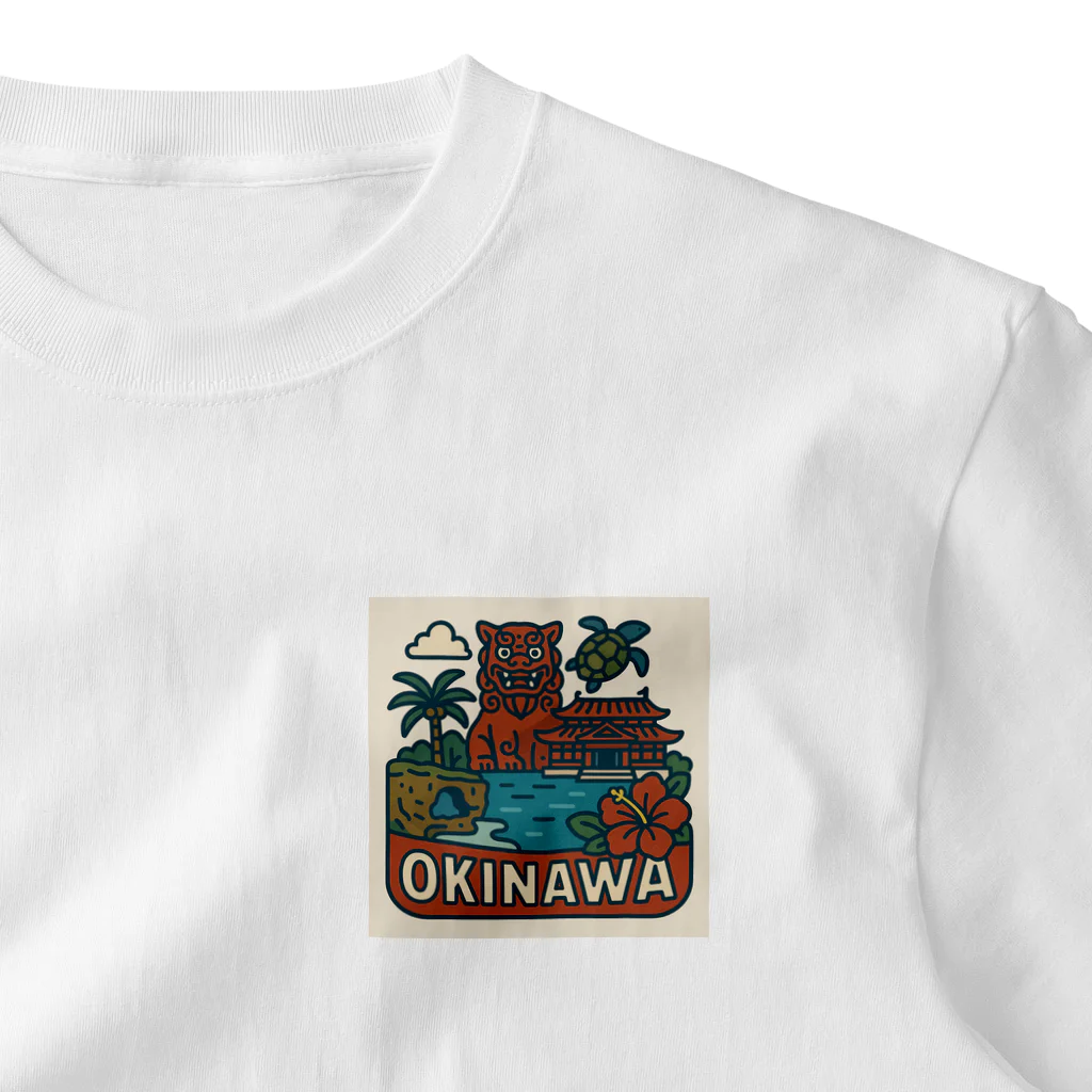 NIPPON POPの旅するTシャツ、沖縄編 One Point T-Shirt