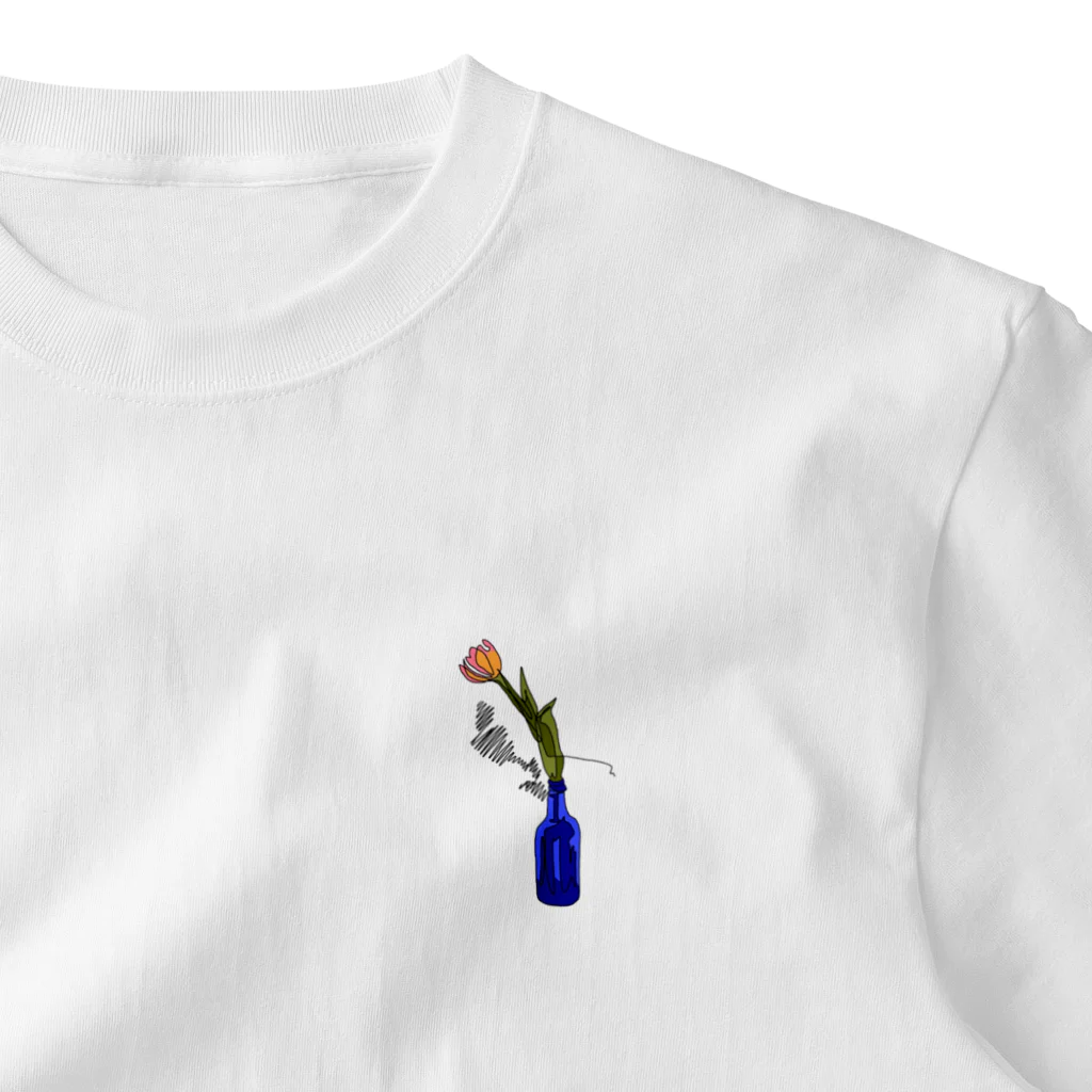 EIDHIのチューリップ。 One Point T-Shirt