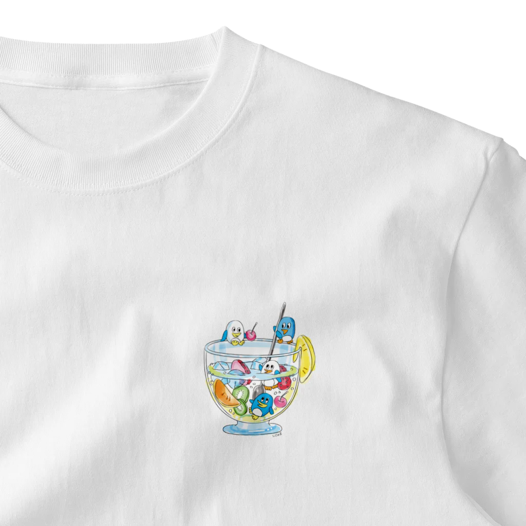 しじょるのペンギンとフルーツサワー One Point T-Shirt