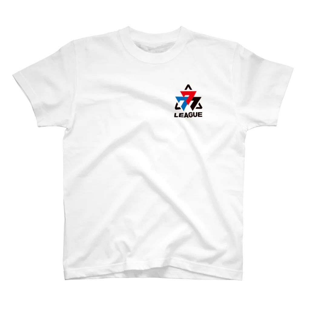 サミー商店CUSTOMの777リーグ 公式ブラックロゴ ワンポイントTシャツ(G73-13) One Point T-Shirt