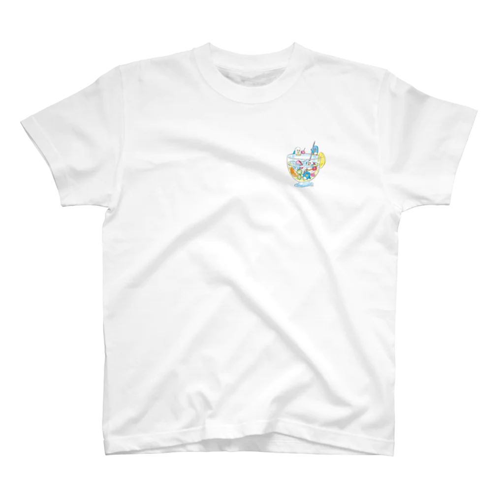 しじょるのペンギンとフルーツサワー One Point T-Shirt