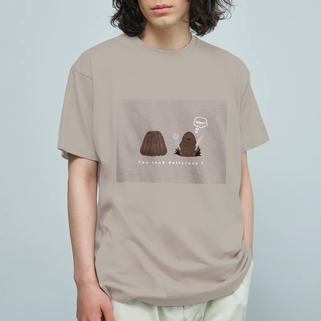 nagisa-ya(なぎさや) ペンギン雑貨のカヌレとペンひな Organic Cotton T-Shirt