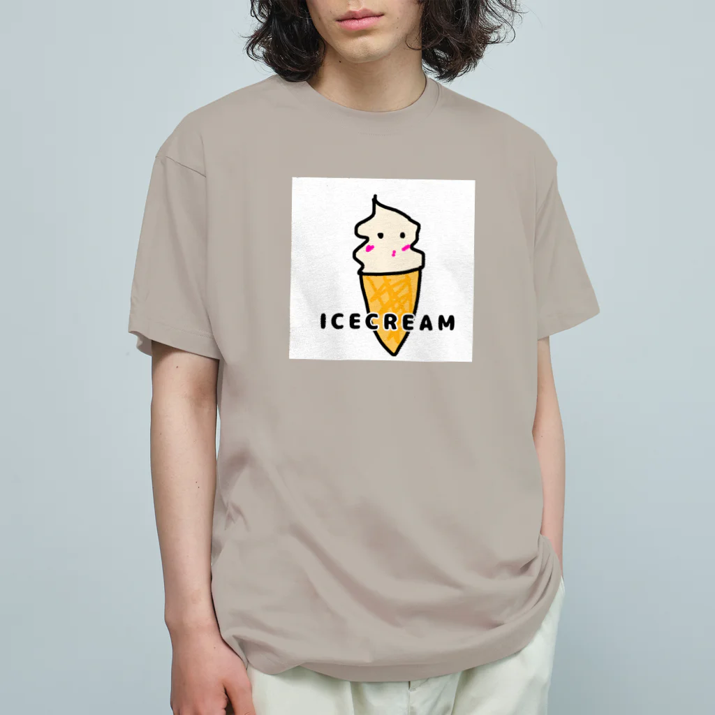 チョコのソフトクリーム Organic Cotton T-Shirt