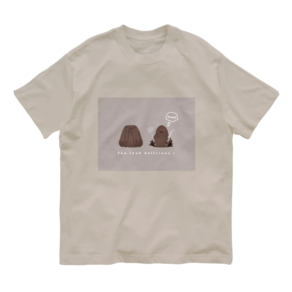 nagisa-ya(なぎさや) ペンギン雑貨のカヌレとペンひな Organic Cotton T-Shirt