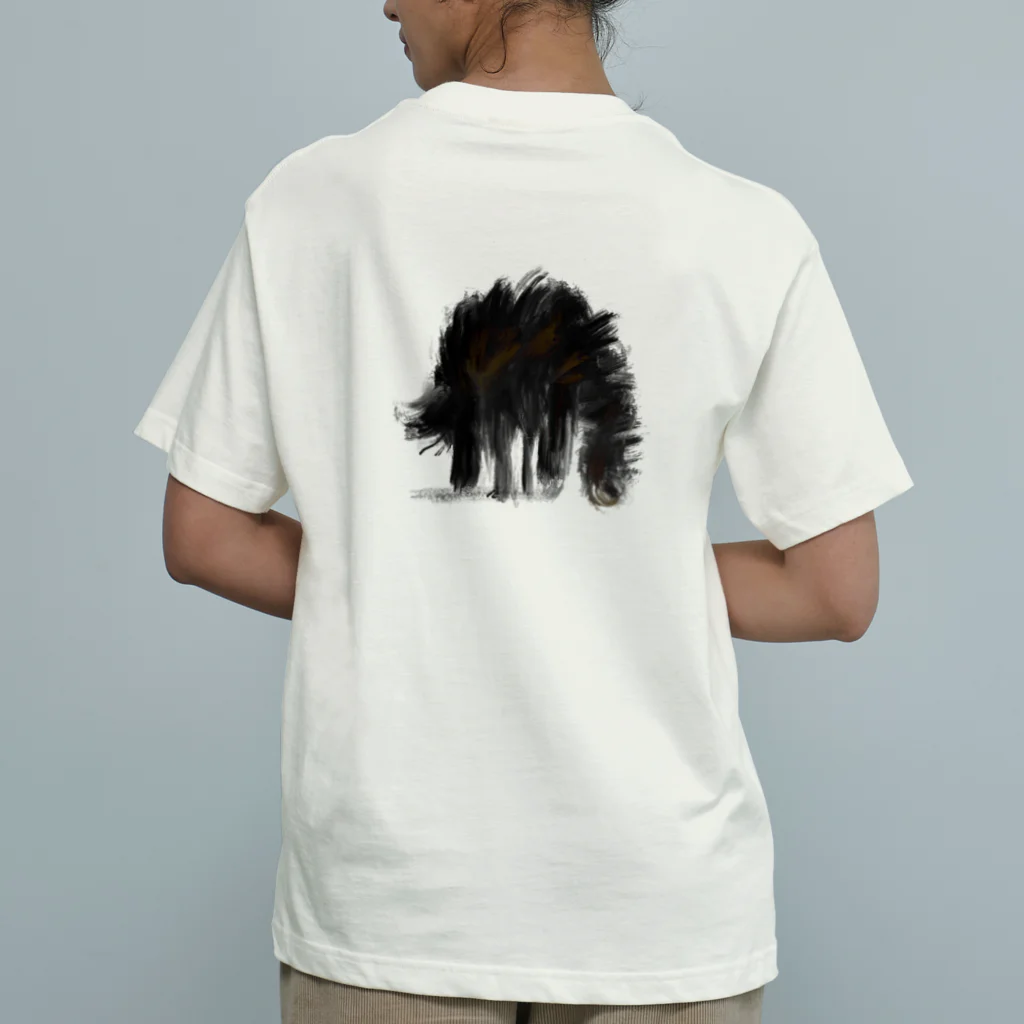 国内配送★セザンヌ★オーガニックコットン ロゴ文字 Tシャツ セール】 オーガニックコットン 前面プリント ワンポイントロゴ