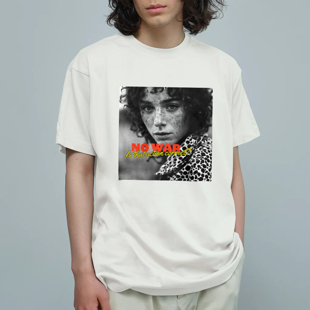 MAZURO SHOPのNO WAR Organic Cotton T-Shirt