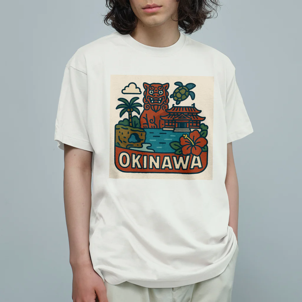 NIPPON POPの旅するTシャツ、沖縄編 Organic Cotton T-Shirt