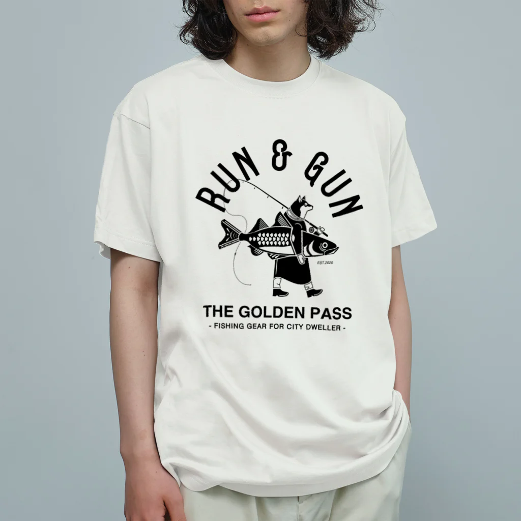 The golden pass.の釣り柴犬 Organic Cotton T-Shirt