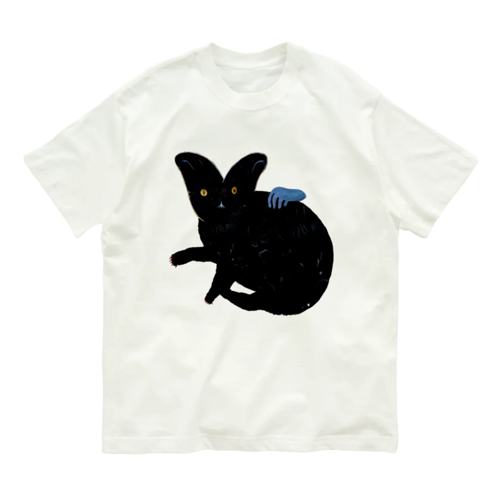 野口清村 / Noguchi Shimuraの撫で猫 Organic Cotton T-Shirt