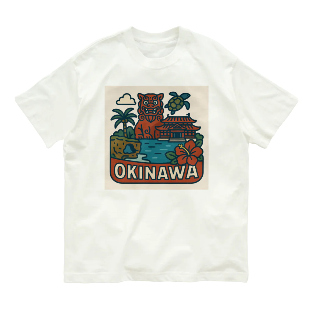 NIPPON POPの旅するTシャツ、沖縄編 Organic Cotton T-Shirt