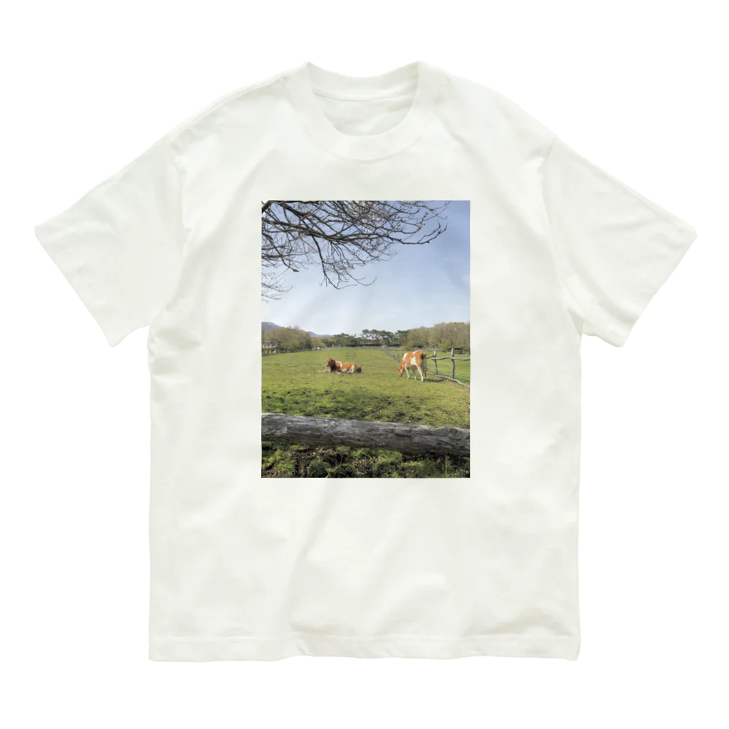Gassa!!の牛と空と緑2 Organic Cotton T-Shirt