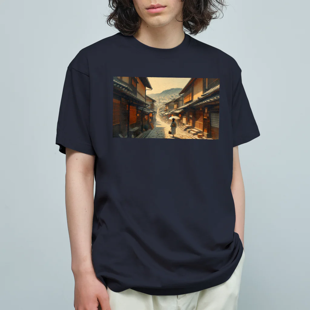 Vi-creaのTシャツ　日本の街並み4 Organic Cotton T-Shirt