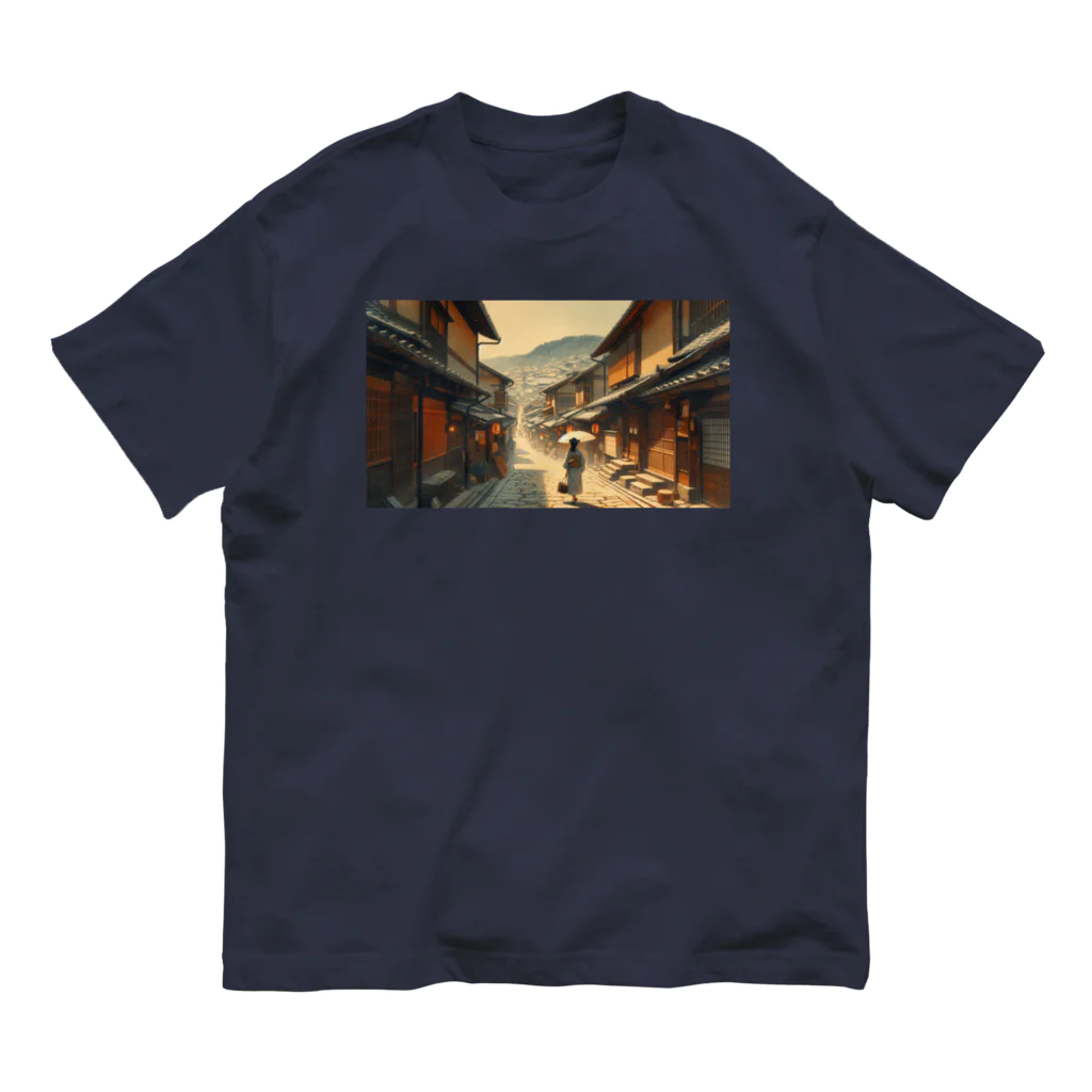 Vi-creaのTシャツ　日本の街並み4 Organic Cotton T-Shirt