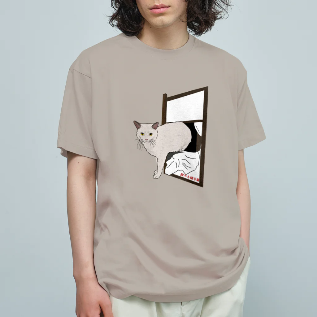 障子を破る猫 【ロゴ小さめバージョン】 / 小鳥と映画館