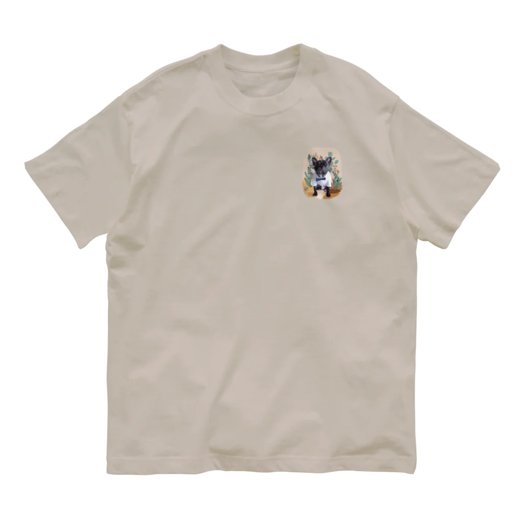 noe_to_meg (ノエとめぐ)のbotanical×ブリンドル Organic Cotton T-Shirt