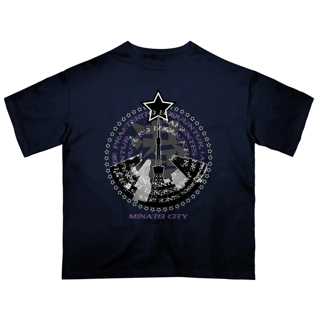 Lala Worksのミナトシティ001PU Oversized T-Shirt