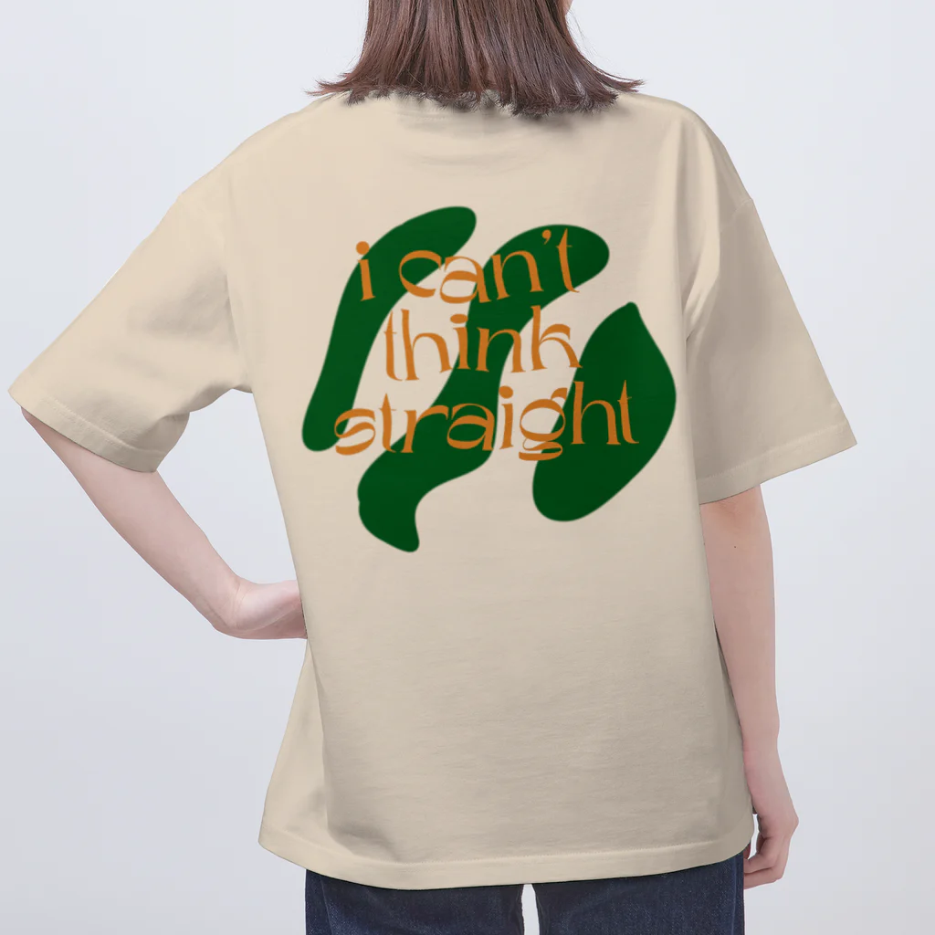 ゆるく主張するロゴ屋のストレートじゃいられないTシャツ Oversized T-Shirt