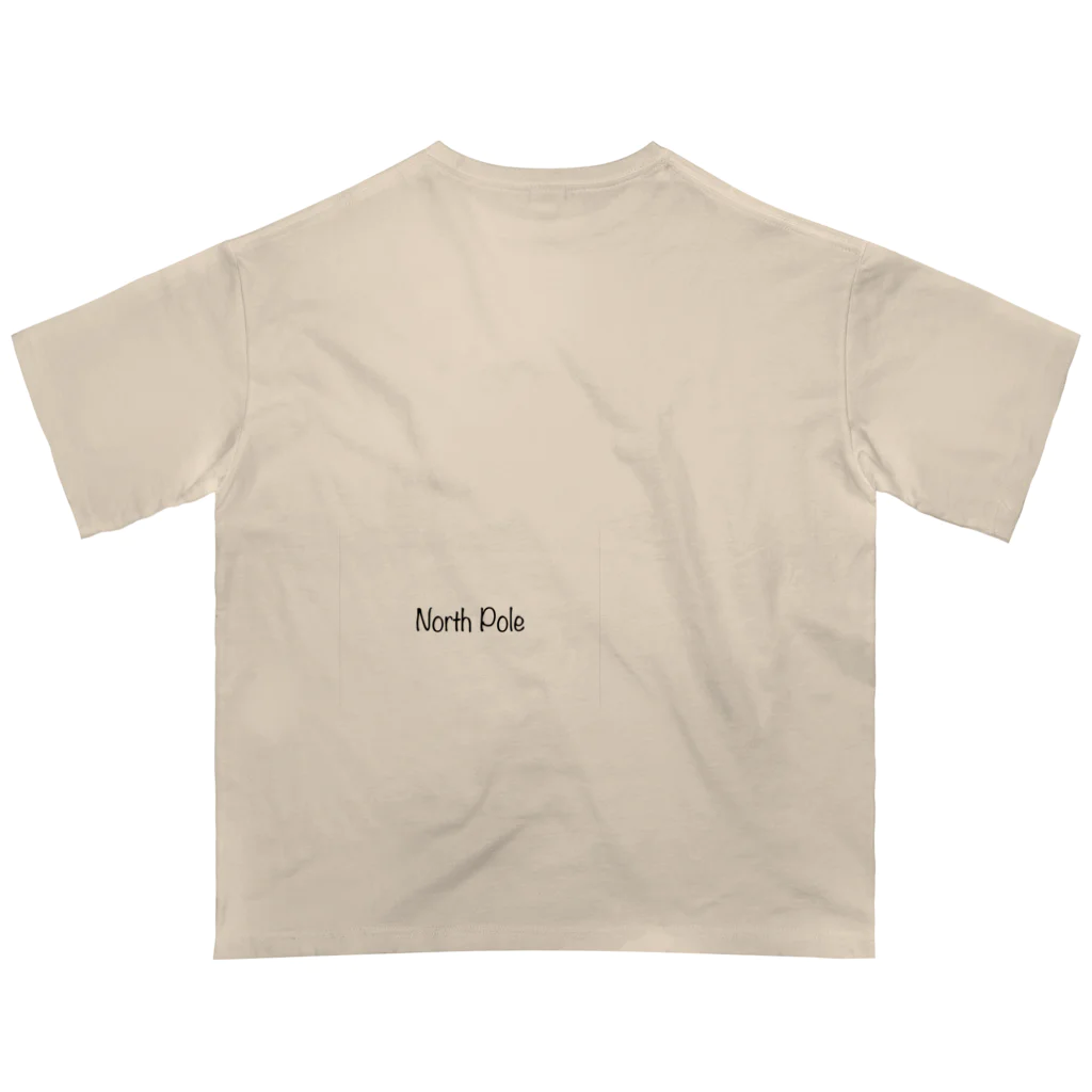 Arctic Bloom.のNorth Pole(ノースポール) Oversized T-Shirt