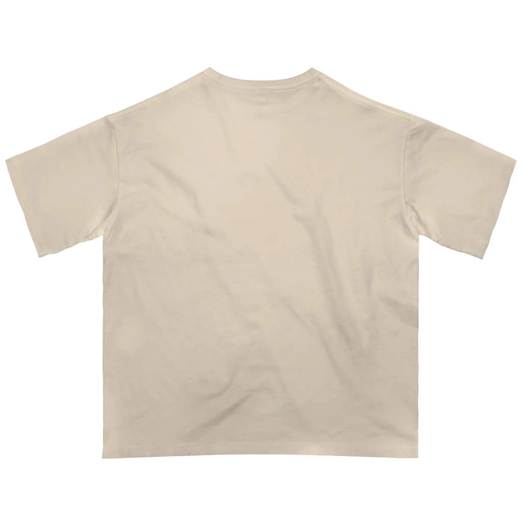 Yuhki | おばけのゆうき 公式オンラインショップのトイプードル３匹(ちぎり絵) Oversized T-Shirt