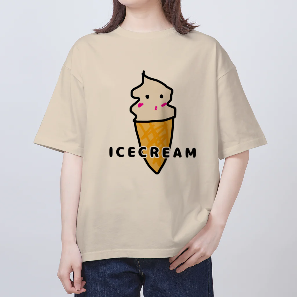 チョコのソフトクリーム Oversized T-Shirt