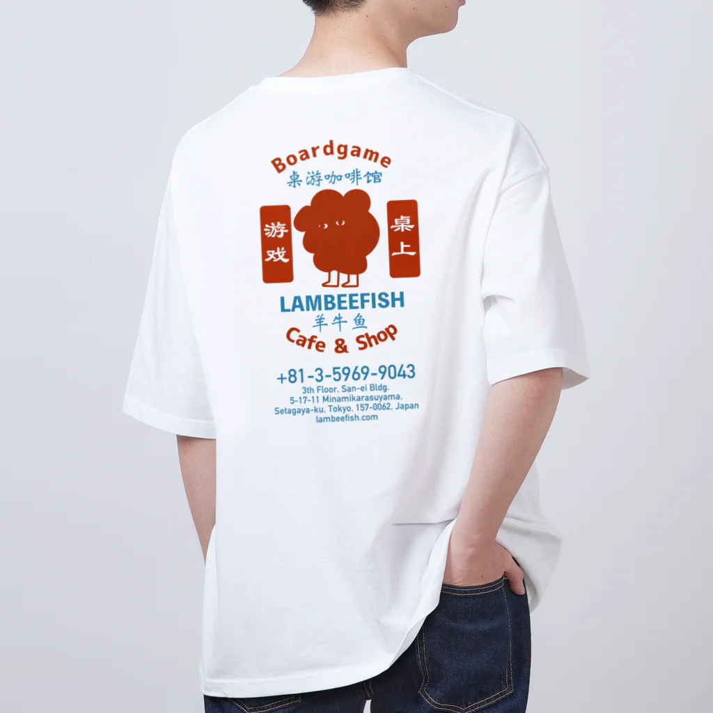 【新品未使用】INDIE GAME TOKYO Tシャツ アイボリー オーバーサイズ台湾風レトロTシャツ -ボードゲームカフェ