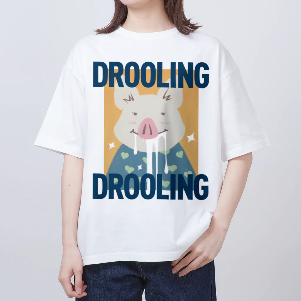 so nice Things.のDrooling PIG Oversized T-Shirt