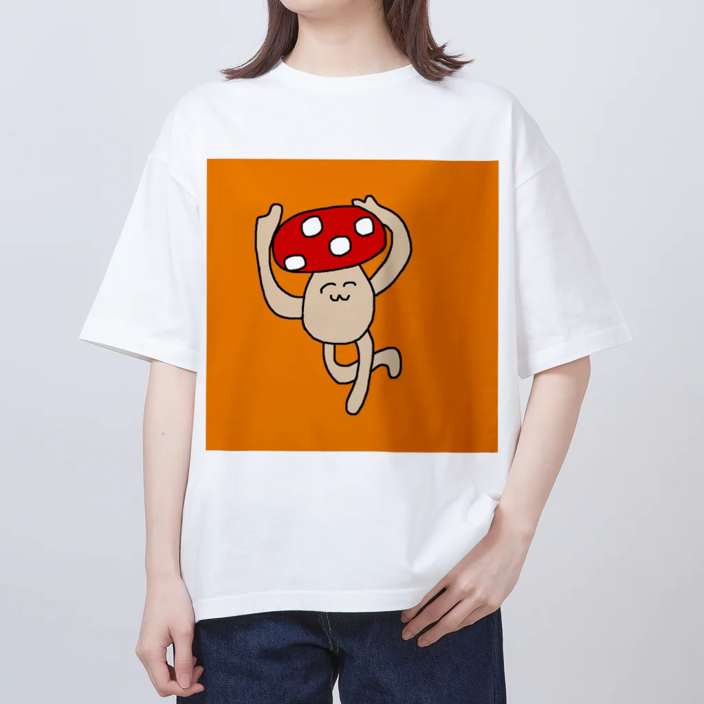 きのこのきんるいくんオーバーサイズTシャツ Oversized T-Shirt