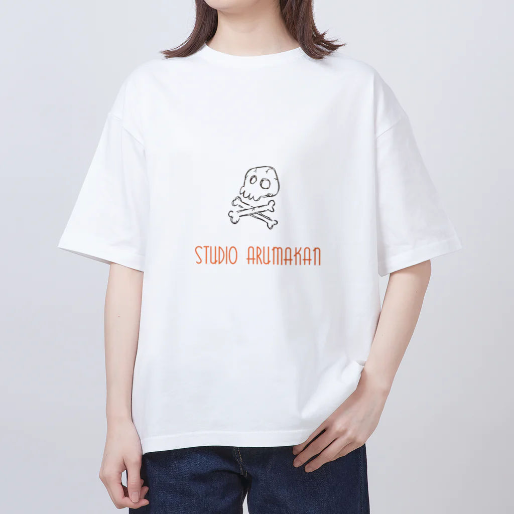 studioarumakan1のstudio arumakan 骸骨 Oversized T-Shirt