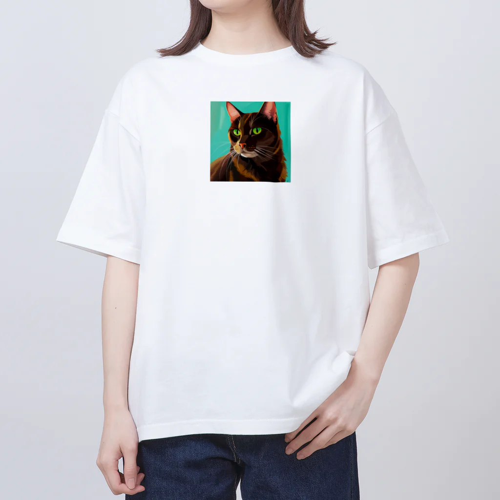 Satochuのハバナブラウン Oversized T-Shirt
