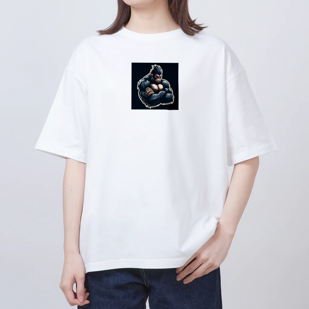 GOODY-MANの考えるゴリラ Oversized T-Shirt