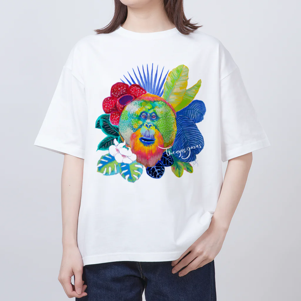 password公式グッズショップのThe eyes gazes -Ver. Borneo- Oversized T-Shirt