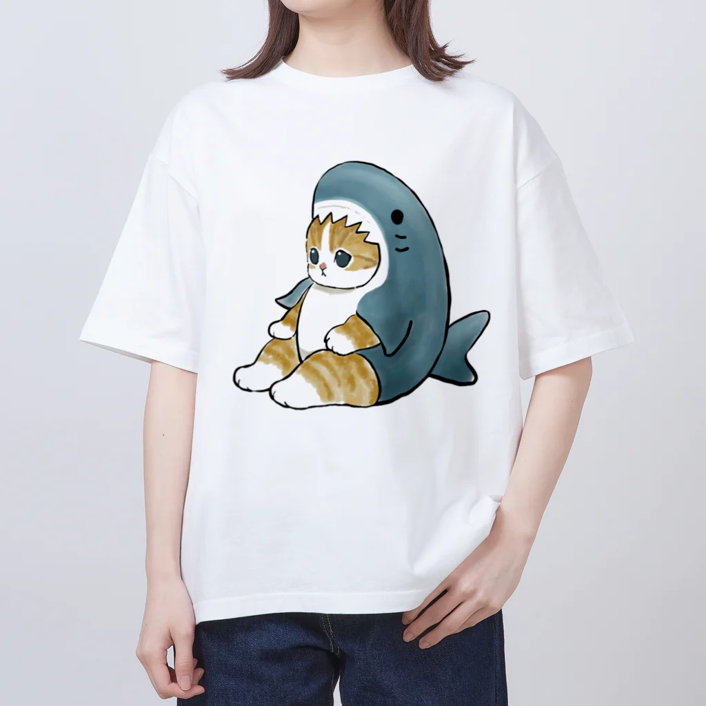 サメにゃん / mofusand ( mofu_sand )のオーバーサイズTシャツ