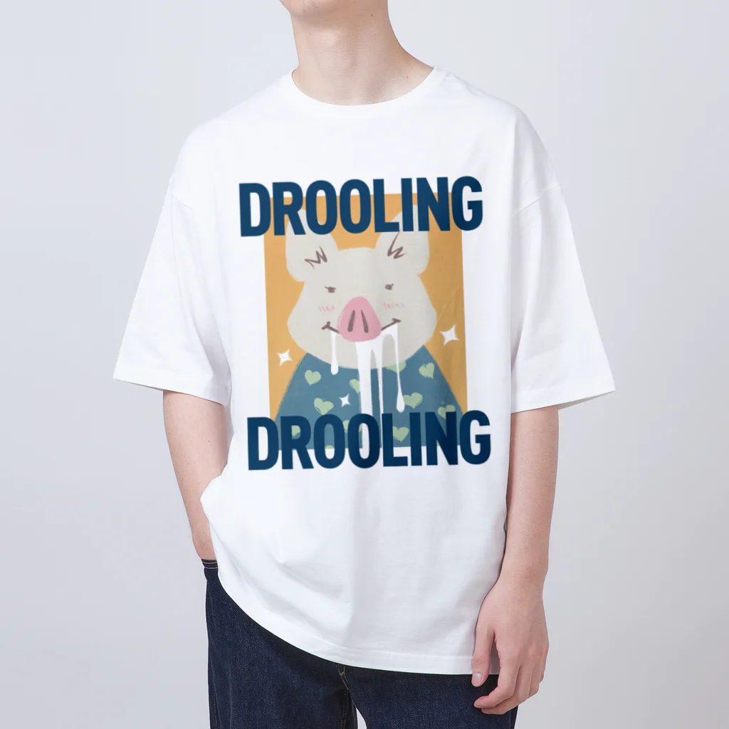 so nice Things.のDrooling PIG Oversized T-Shirt