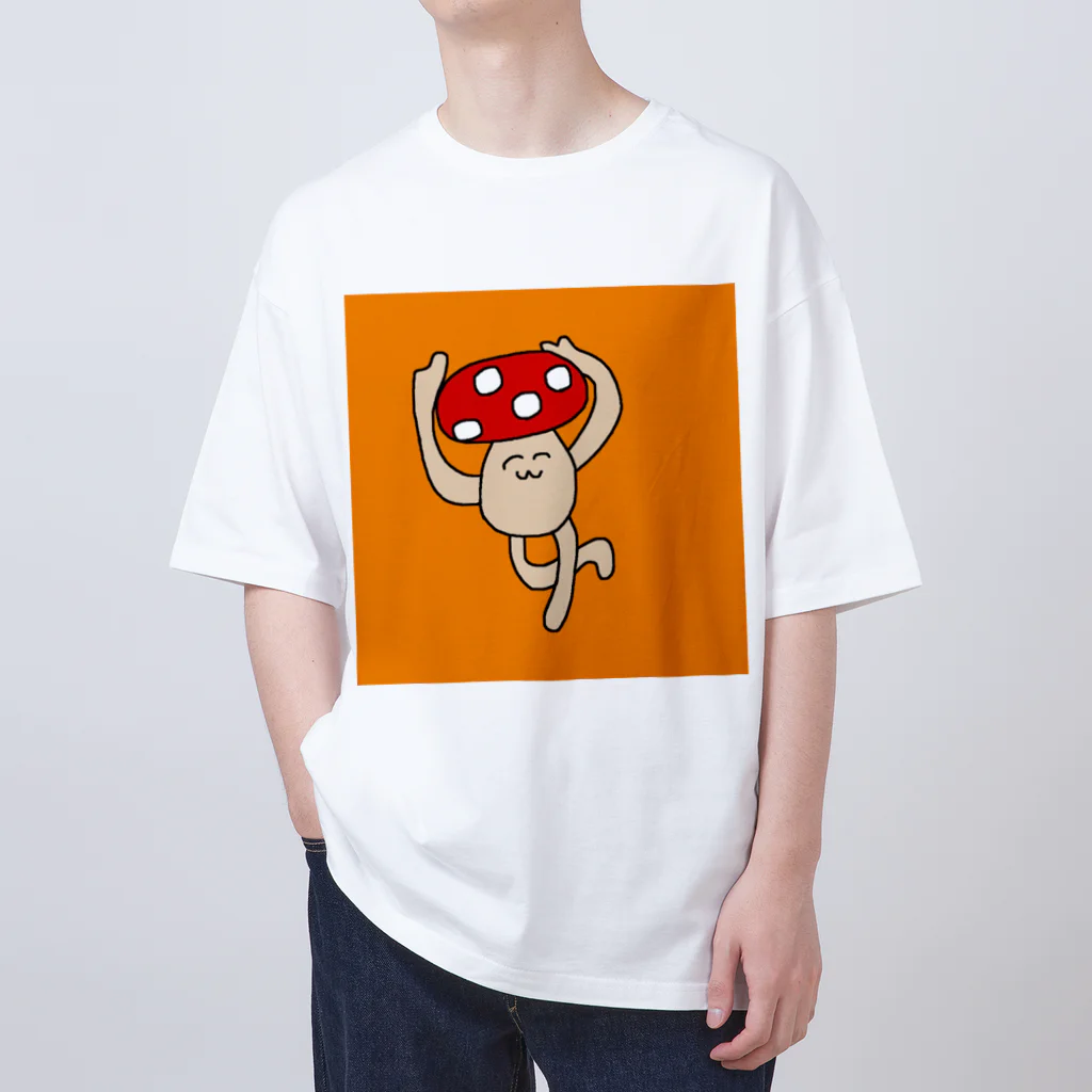 きのこのきんるいくんオーバーサイズTシャツ Oversized T-Shirt
