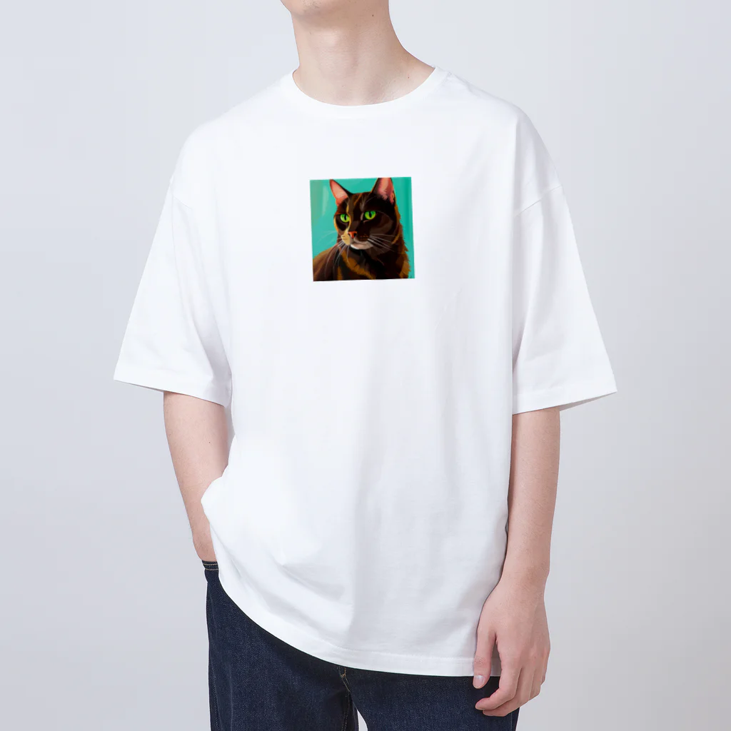 Satochuのハバナブラウン Oversized T-Shirt