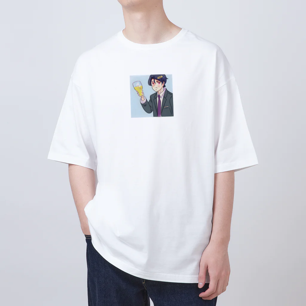 限界サラリーマンの呑みべ / soota111のオーバーサイズTシャツ