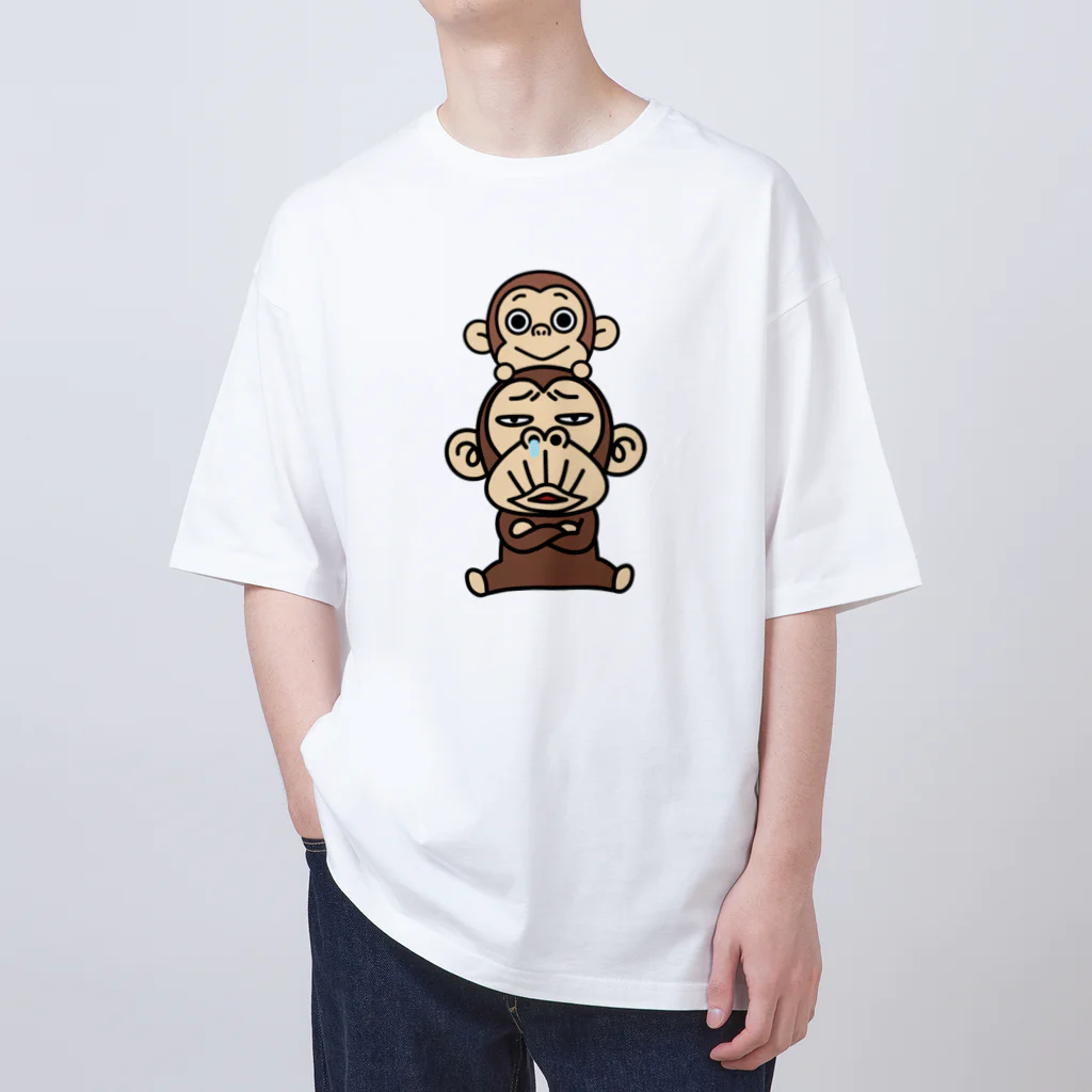 オーバーサイズ　ジッパーTシャツ 木低 / by みなもとそら ( sola_watercolor )のオーバーサイズT