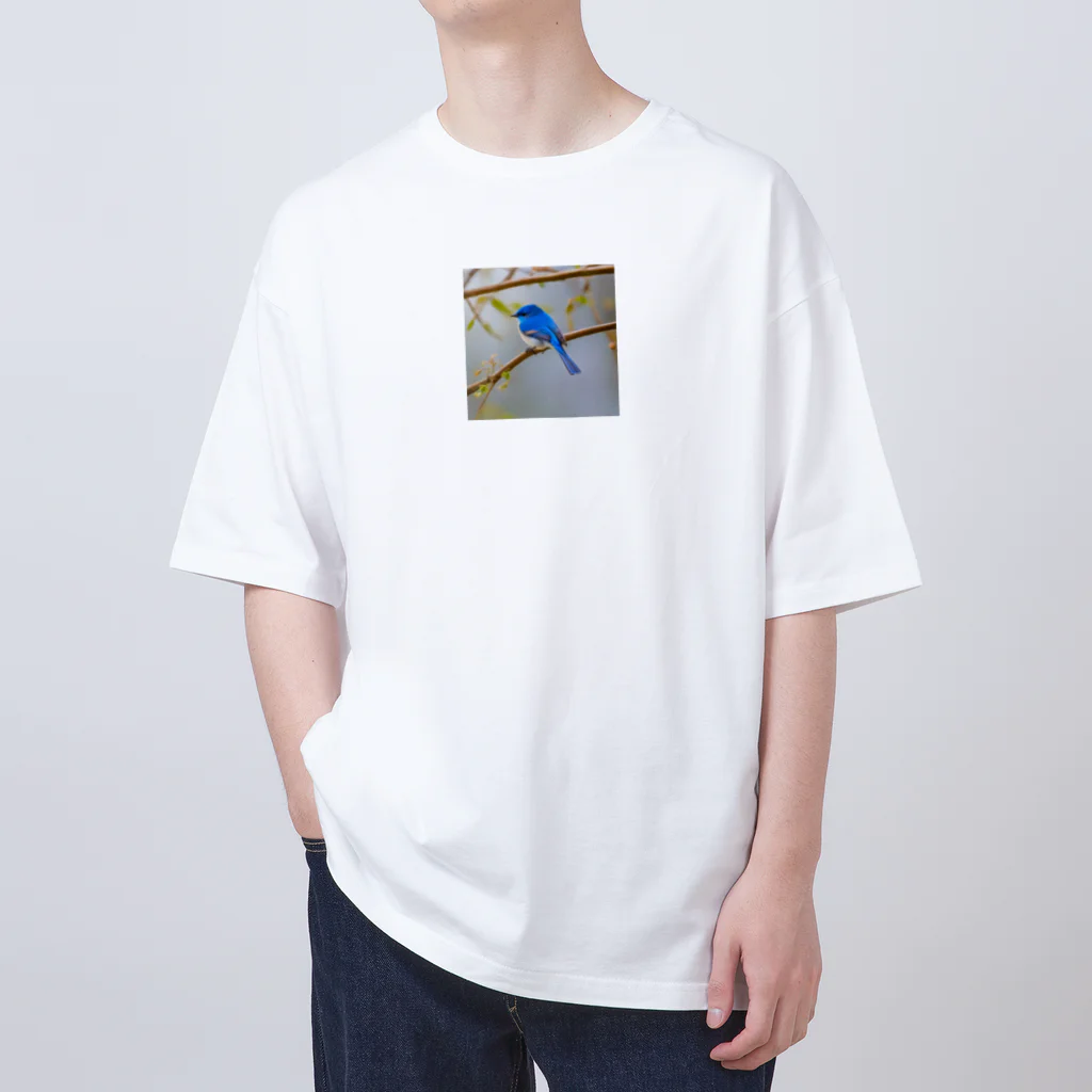 DROOMの自然と蒼い鳥 Oversized T-Shirt