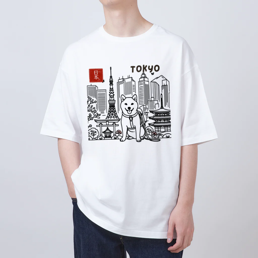 ShibaShibaのShibaShiba Oversized T-Shirt