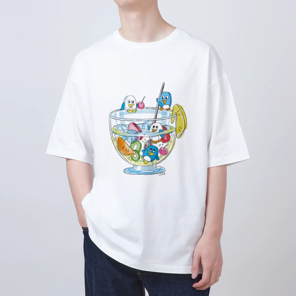 しじょるのペンギンとフルーツサワー Oversized T-Shirt