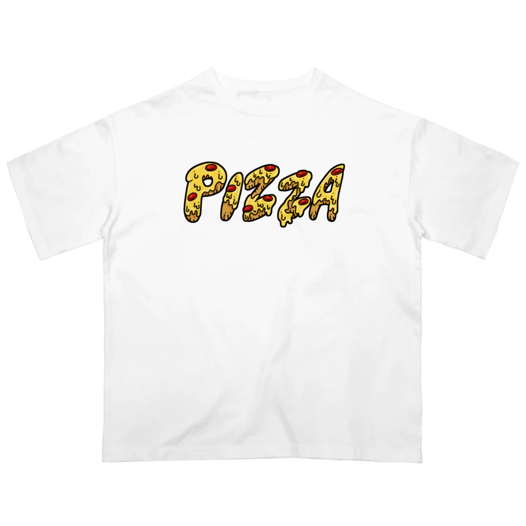 PIZZA LOGO OVER SIZE Tee / NEONERDYBOY ( neonerdyboy )の